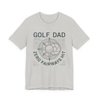 Golf Dad Zero Fairways Hit T-Shirt | Technical Specification Tee | Wild Green Golf