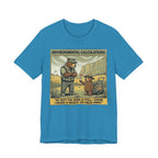 Environmental Calculations Funny Golf T-Shirt | Golf Wind Humor | Golfer Gift Tee