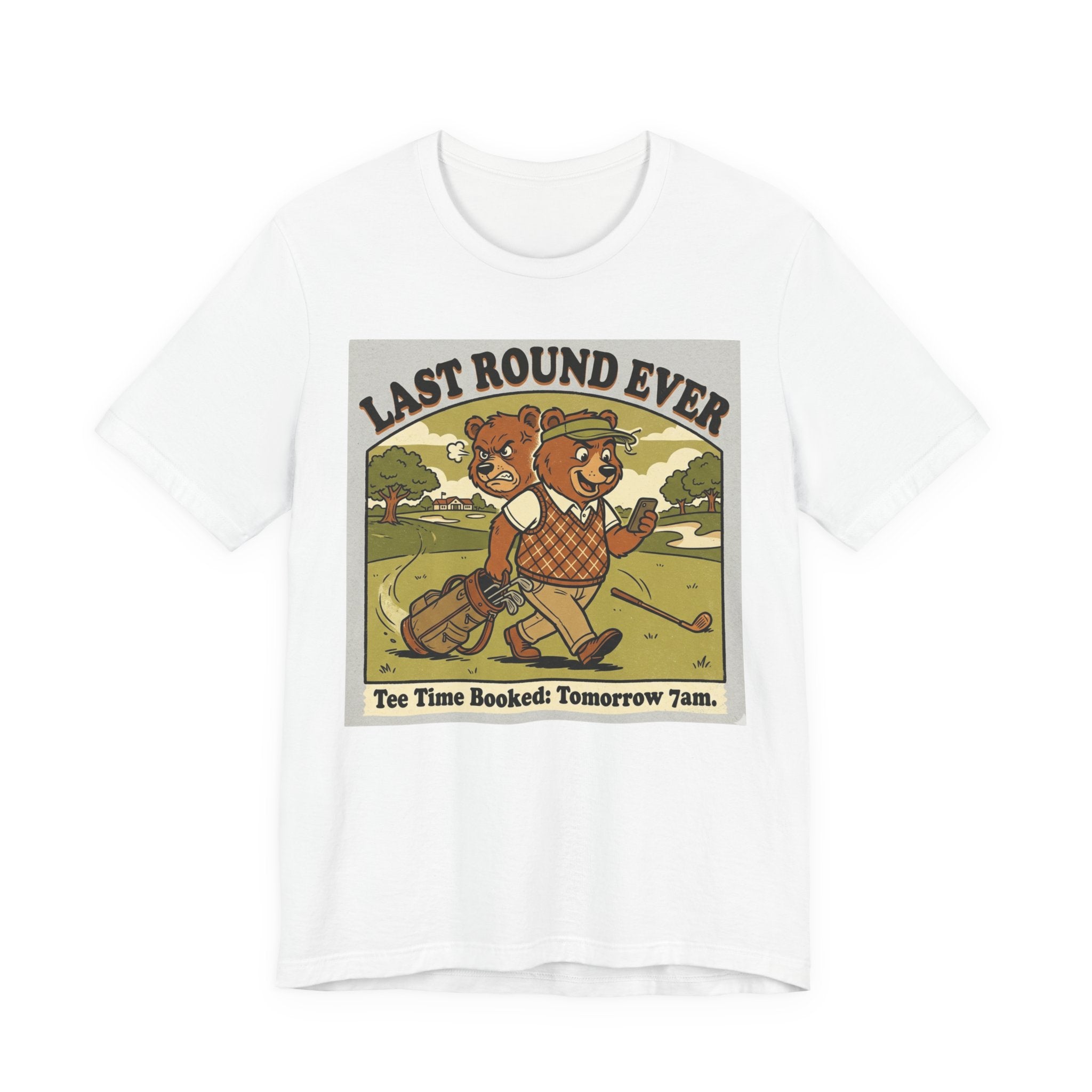 Last Round Ever Funny Golf T-Shirt | Golfer Gift | Tee Time Humor Tee