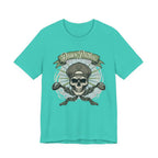 Dawn Patrol Golf T-Shirt | Skull Golfer Vintage Tee | Wild Green Golf