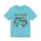 Pure Strike Golf T-Shirt | Retro Graphic Tee | Golf Course Design | Wild Green Golf