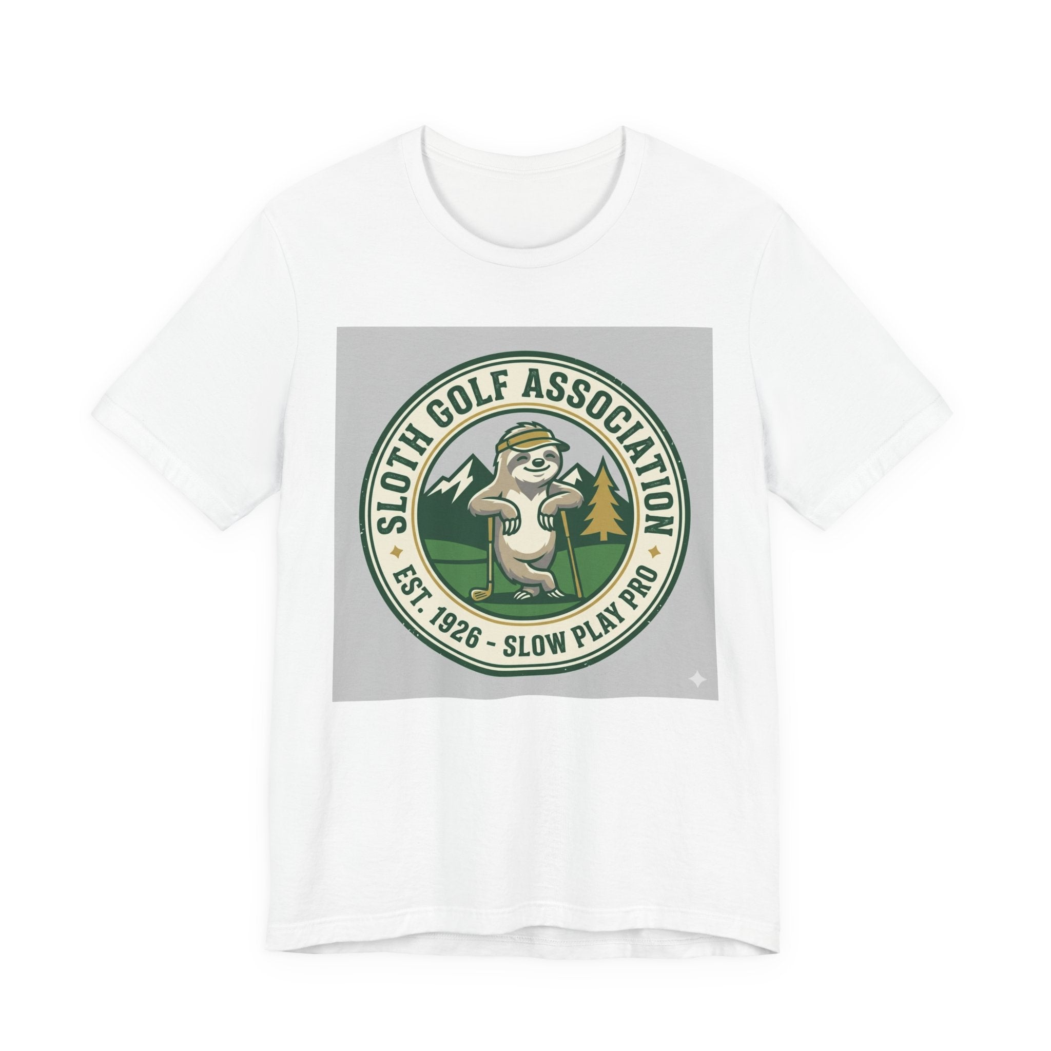 Sloth Golf Association Funny Golf T-Shirt | Slow Play Humor | Golfer Gift Tee