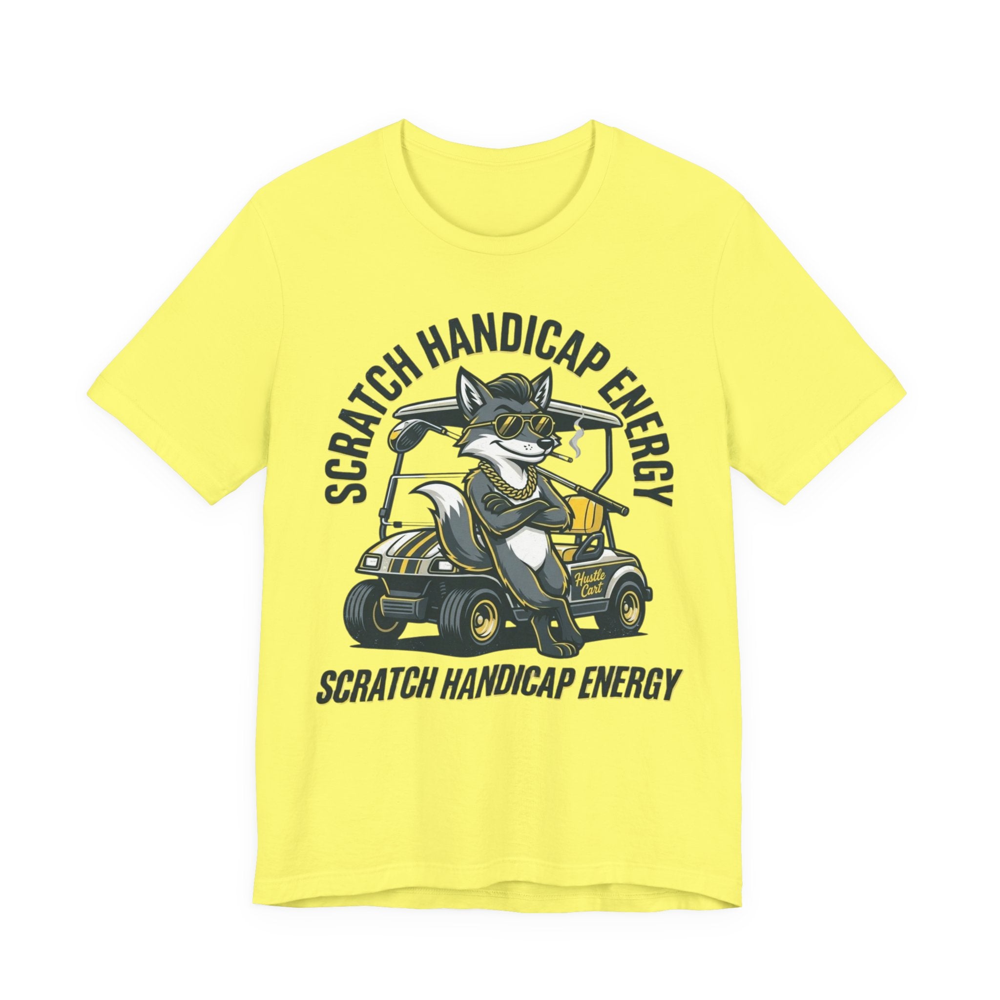 Scratch Handicap Energy Funny Golf T-Shirt | Low Handicap Humor | Golf Gift Tee