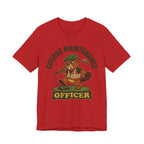 Course Maintenance Officer Funny Golf T-Shirt | Golf Divot Humor | Golfer Gift Tee