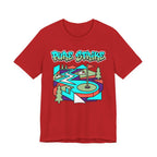 Pure Strike Golf T-Shirt | Retro Graphic Tee | Golf Course Design | Wild Green Golf