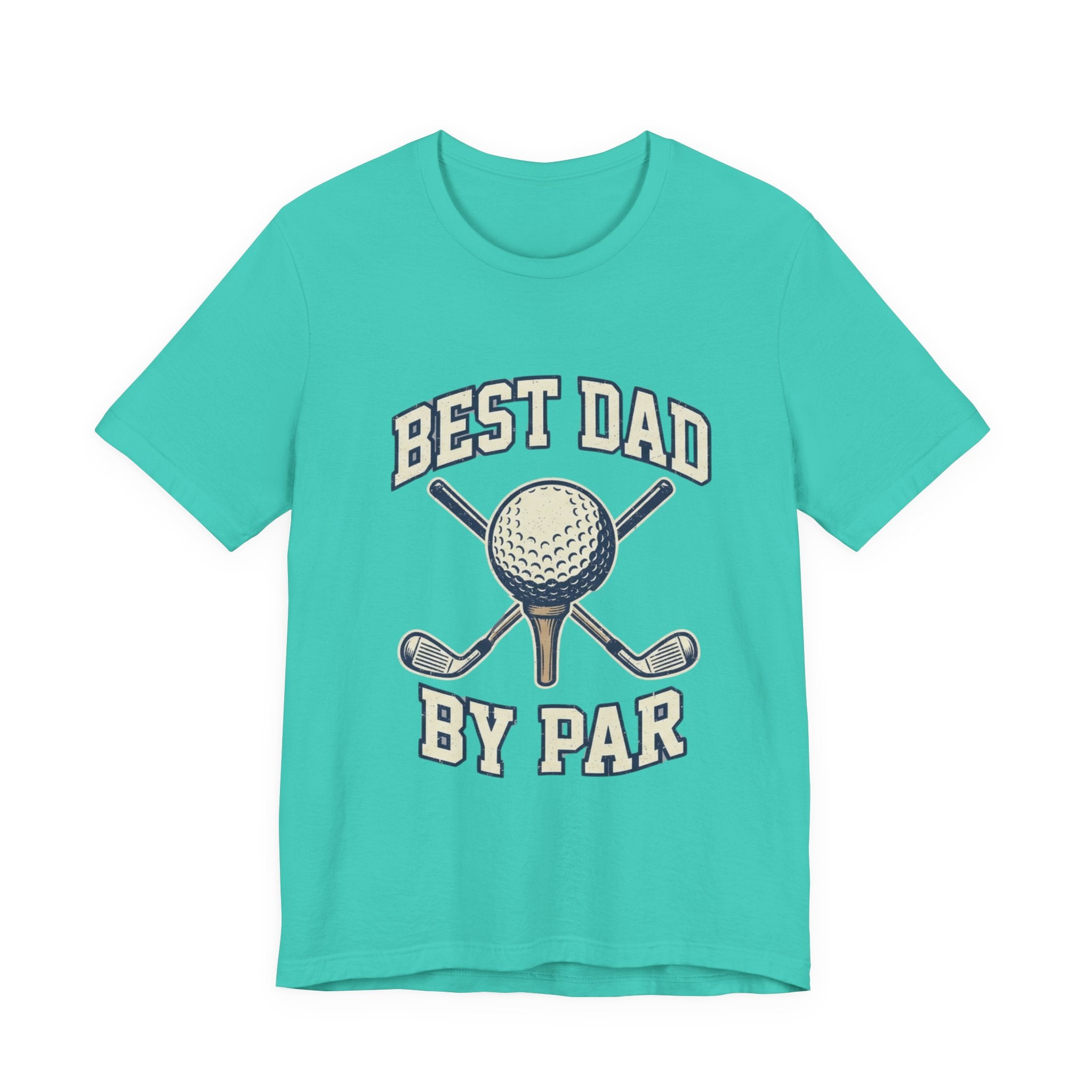 Best Dad By Par Golf T-Shirt | Funny Father's Day Golf Tee | Wild Green Golf