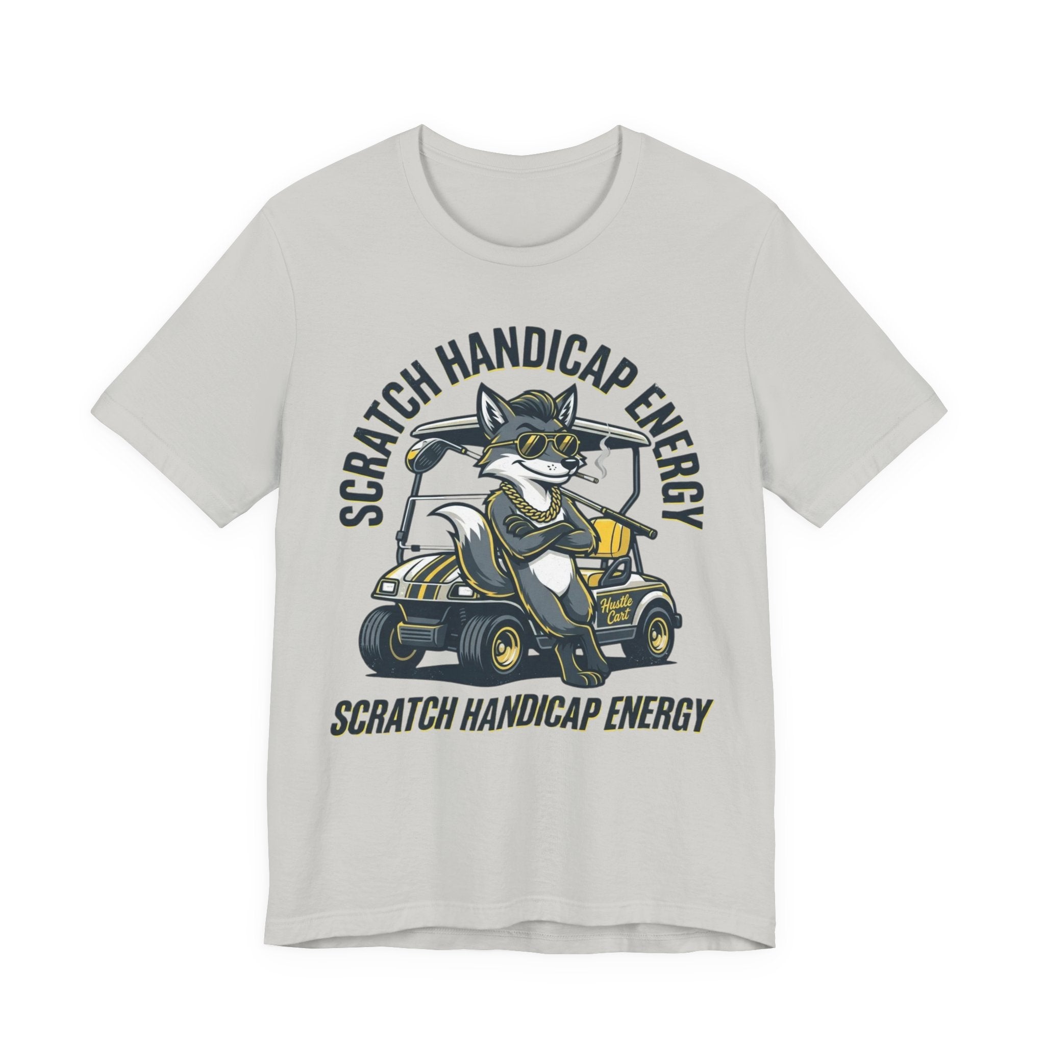 Scratch Handicap Energy Funny Golf T-Shirt | Low Handicap Humor | Golf Gift Tee