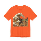 Bunkered Golf T-Shirt | Samurai Great Wave Bunker Tee | Golf Legend Series | Wild Green Golf