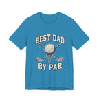 Best Dad By Par Golf T-Shirt | Funny Father's Day Golf Tee | Wild Green Golf