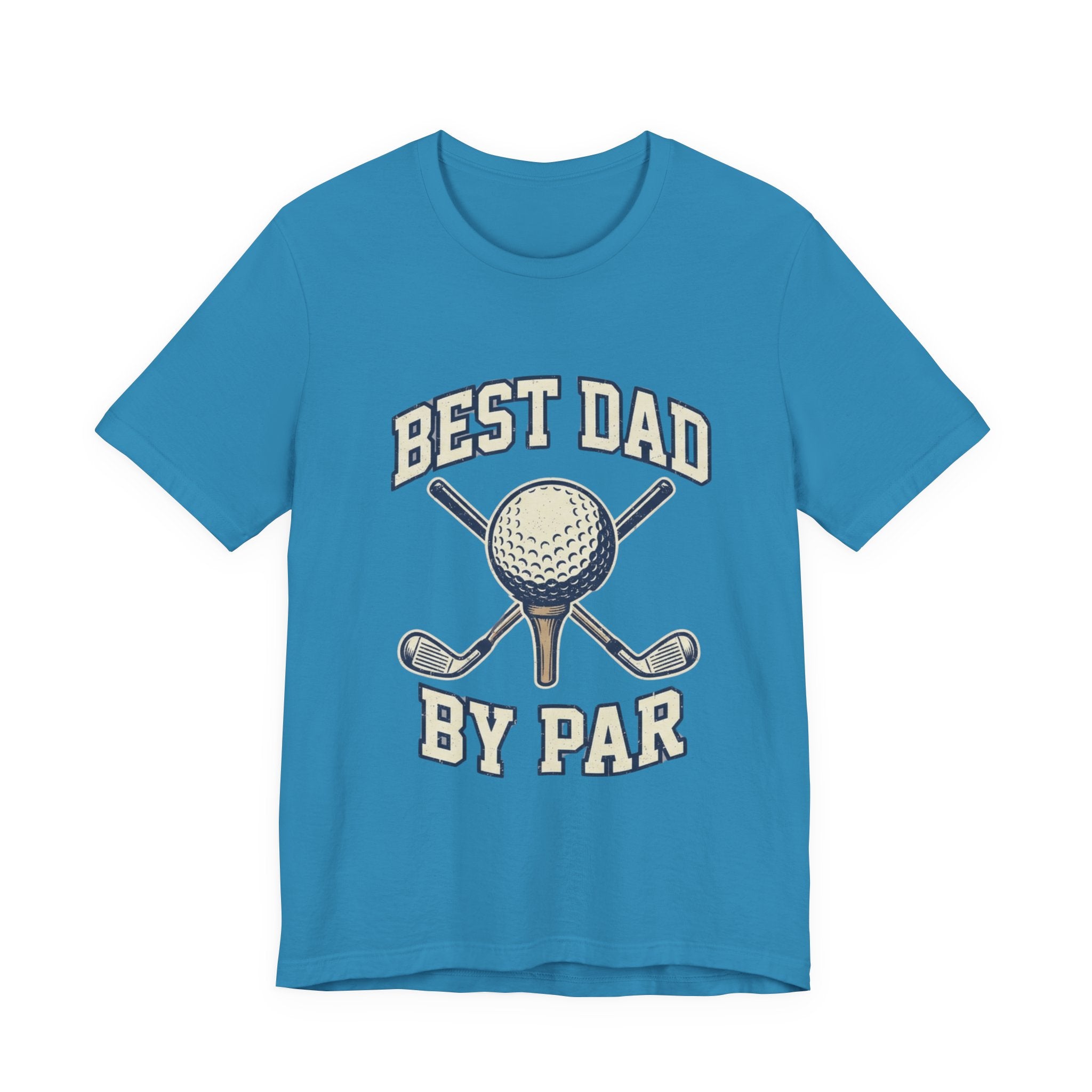 Best Dad By Par Golf T-Shirt | Funny Father's Day Golf Tee | Wild Green Golf