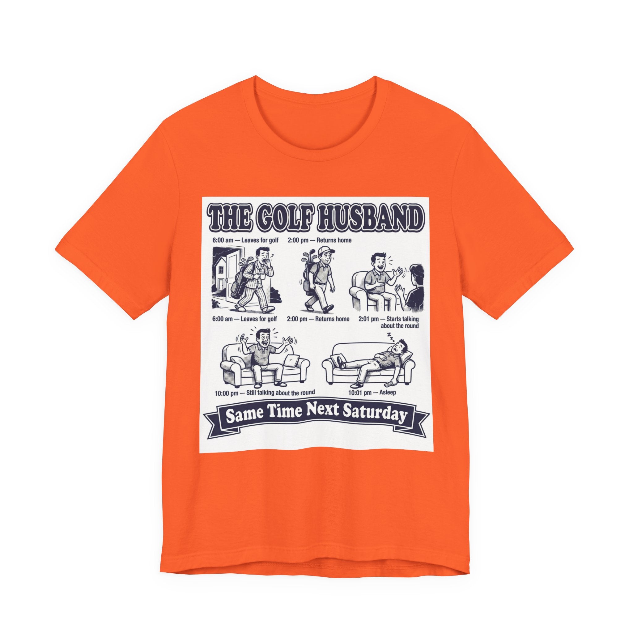 The Golf Husband T-Shirt | Same Time Next Saturday | Wild Green Golf