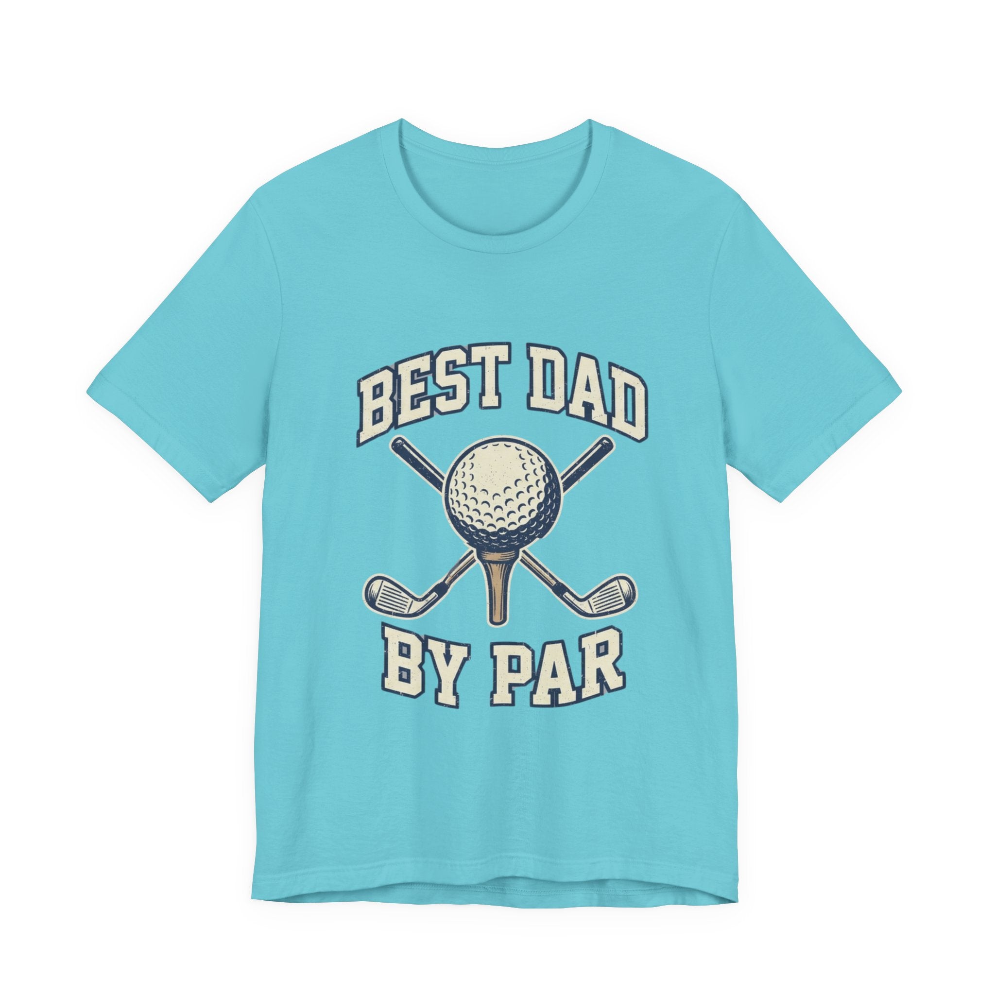 Best Dad By Par Golf T-Shirt | Funny Father's Day Golf Tee | Wild Green Golf