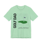 Golf Dad Topographic T-Shirt | Modern Fairway Map Design | Wild Green Golf