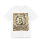 Wanted: The Scorecard Fiddler Golf T-Shirt | Crimes Against Golf | Wild Green Golf