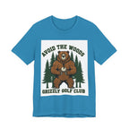 Avoid The Woods Grizzly Golf Club T-Shirt | Funny Golf Shirt | Golf Gift For Him