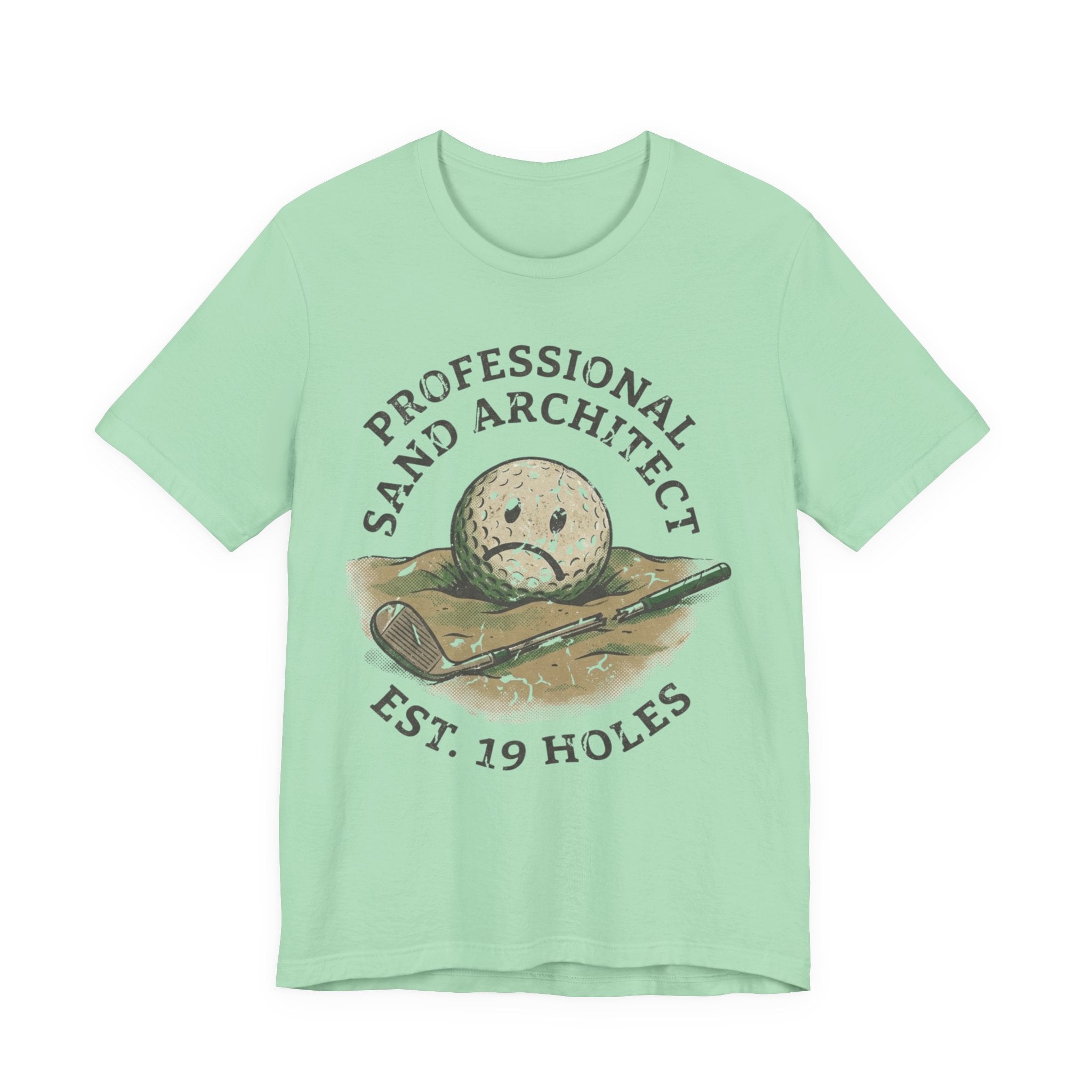 Professional Sand Architect Golf T-Shirt | Funny Bunker Golf Tee | Golf Gift