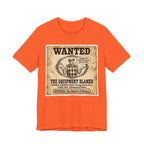 Wanted: The Equipment Blamer Golf T-Shirt | Crimes Against Golf | Wild Green Golf