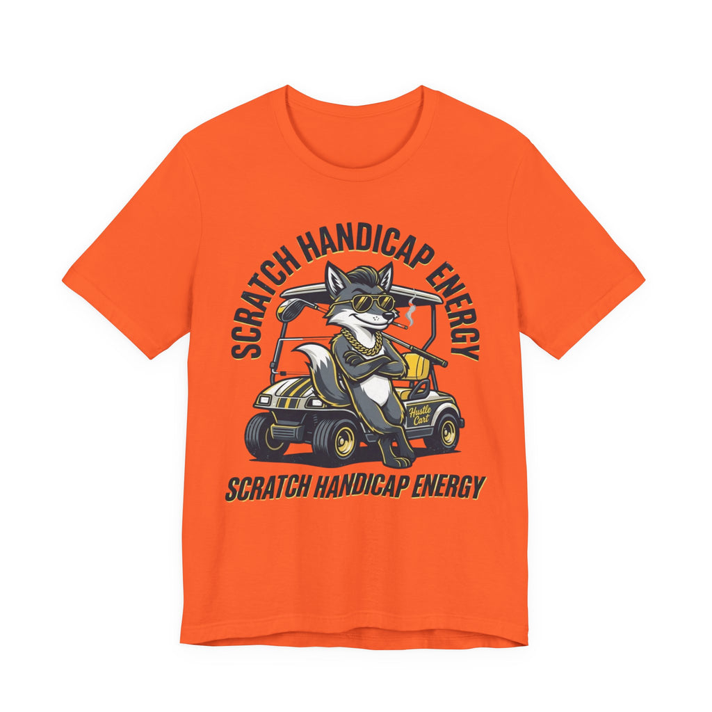 Scratch Handicap Energy Funny Golf T-Shirt | Low Handicap Humor | Golf Gift Tee