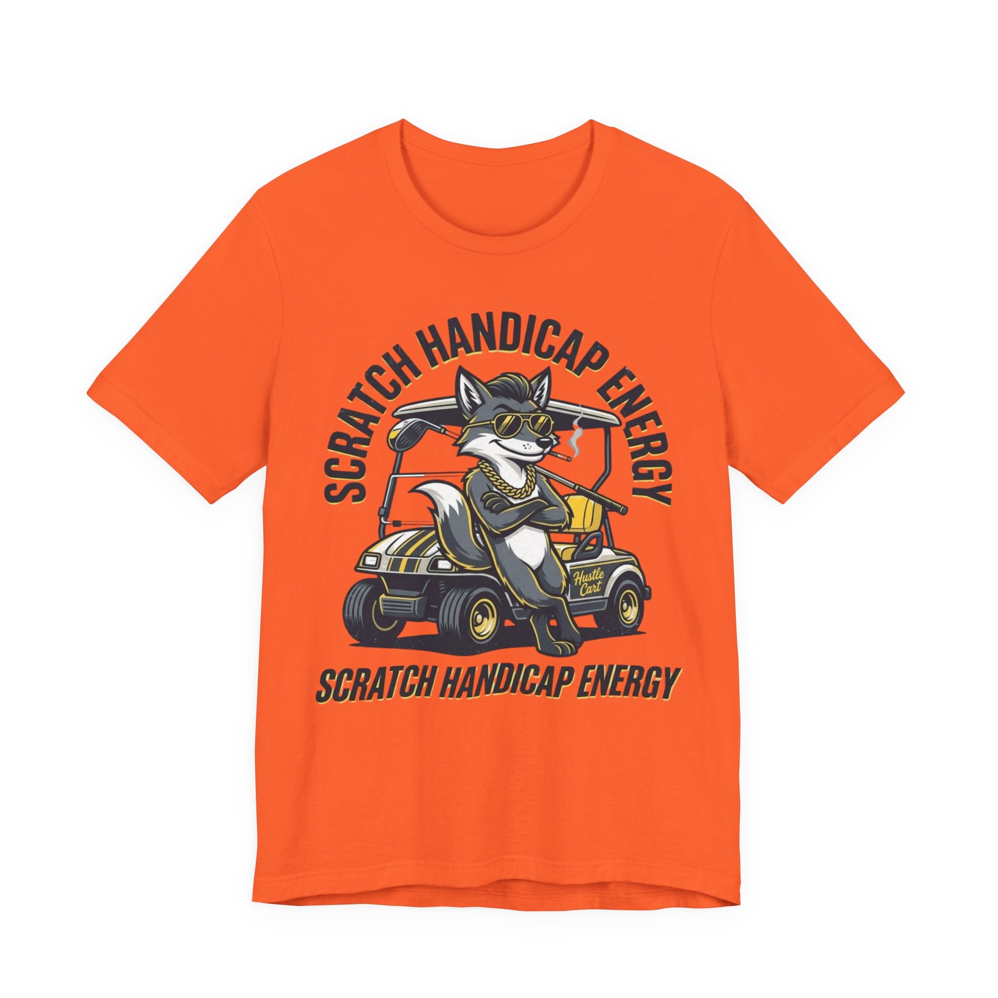 Scratch Handicap Energy Funny Golf T-Shirt | Low Handicap Humor | Golf Gift Tee