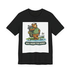 Will Work For Honey Golf T-Shirt | Funny Golf Bee Shirt | Golf Humor Tee