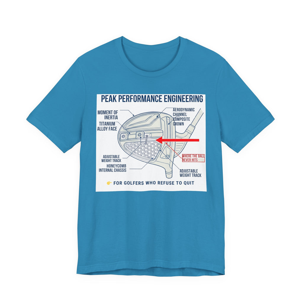 Peak Performance Engineering Golf T-Shirt | Funny Golf Shirt | Golf Gift