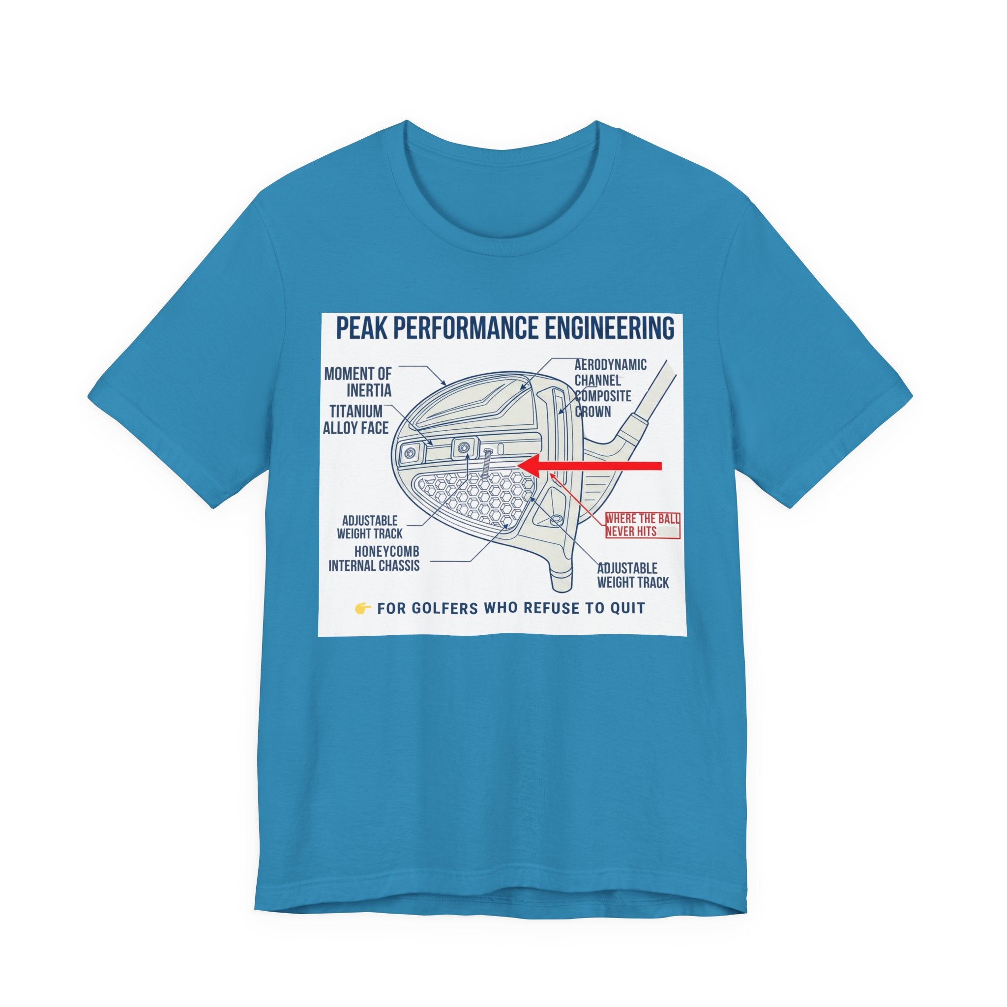 Peak Performance Engineering Golf T-Shirt | Funny Golf Shirt | Golf Gift